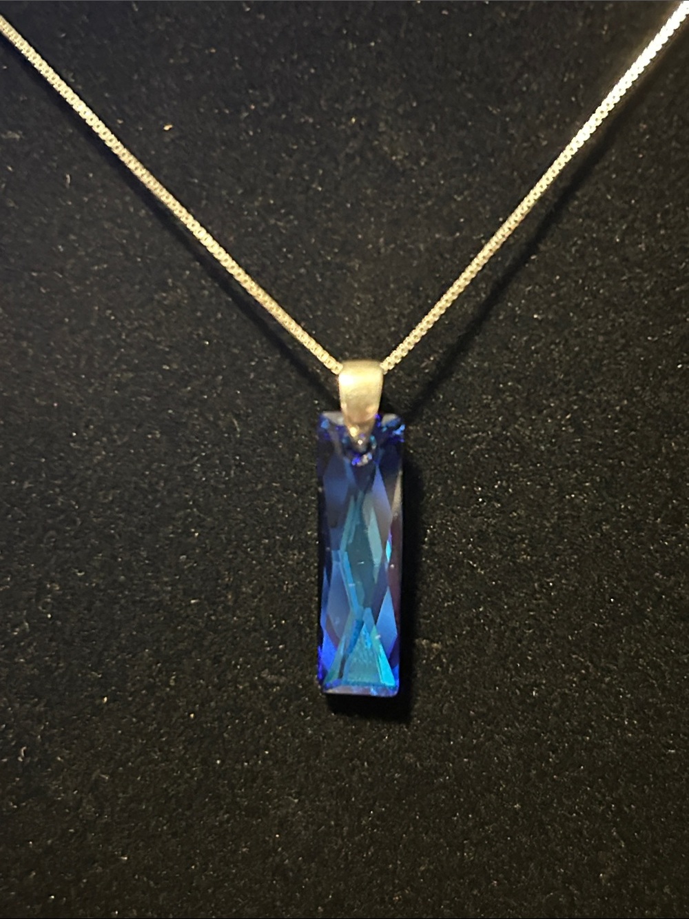 London Blue Topaz 925 Sterling Silver Necklace